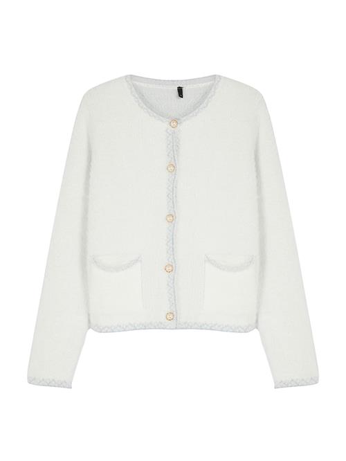 Trendyol Cardigan  ecru / sølv