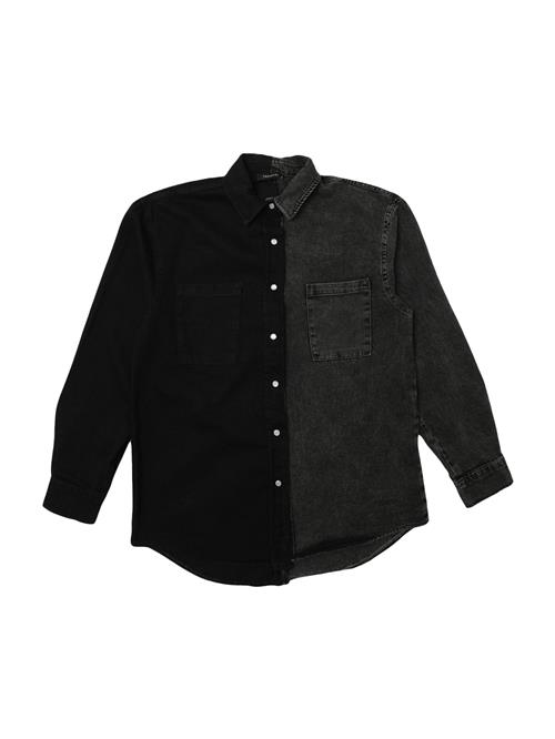 Se Trendyol Bluse  black denim / sort-meleret ved About You