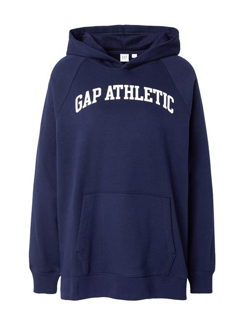 GAP Sweatshirt 'ATHLETIC'  navy / hvid