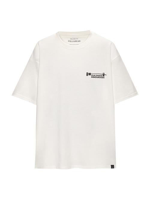 Pull&Bear Bluser & t-shirts  grå / sort / hvid