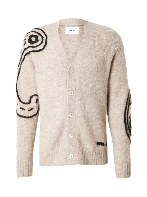 Se NN07 Cardigan 'Kyle'  beige-meleret / sort ved About You