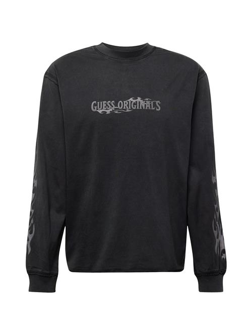 GUESS Originals Bluser & t-shirts  grå / sort