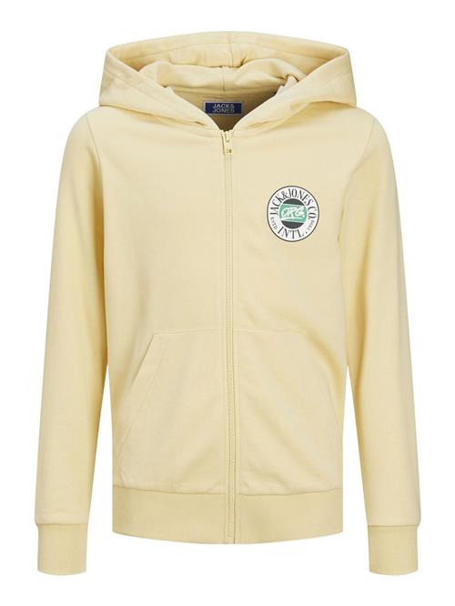 Jack & Jones Junior Sweatjakke  lysegul / jade / gran / hvid