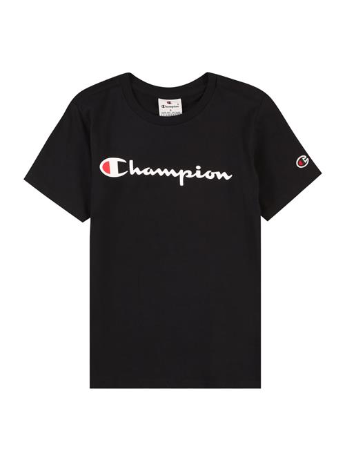 Se Champion Authentic Athletic Apparel Shirts  blodrød / sort / hvid ved About You