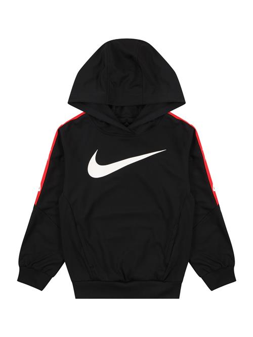 Nike Sportswear Sweatshirt 'CLUB+'  knaldrød / sort / hvid