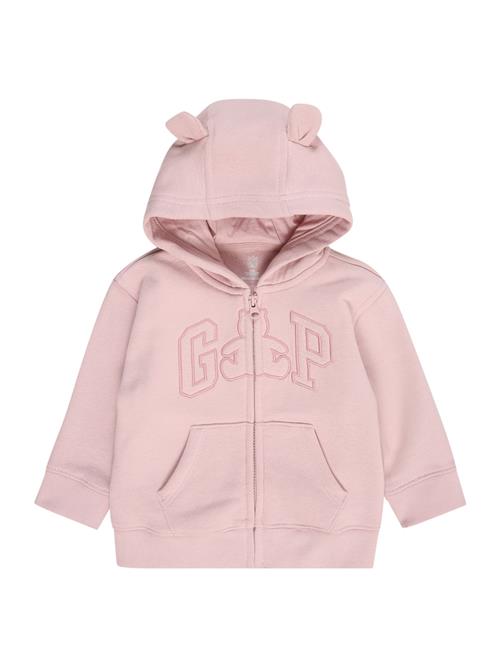 GAP Sweatjakke  rosé / gammelrosa