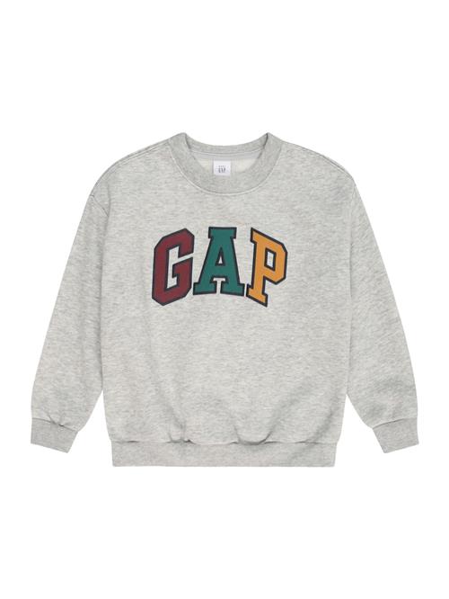 Se GAP Sweatshirt  safran / grå-meleret / siv / mørkerød ved About You