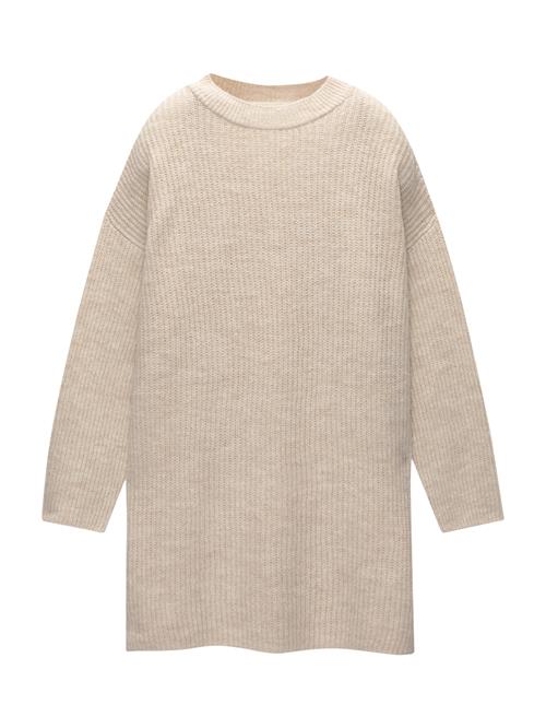 Pull&Bear Strikkjole  beige