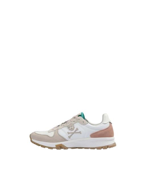 Scalpers Sneaker low 'Bono'  beige / turkis / offwhite