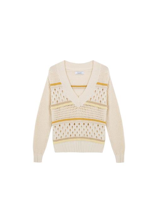 Se Scalpers Pullover  ecru / sand / orange ved About You