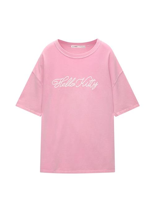 Pull&Bear Shirts  pink / hvid