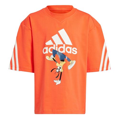 Se ADIDAS SPORTSWEAR Funktionsskjorte 'Disney Mickey Mouse'  mørkeblå / orangerød / sort / hvid ved About You