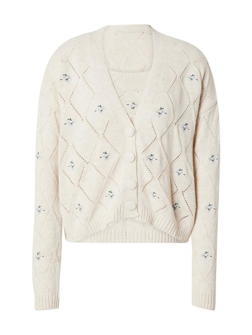 Happiness Istanbul Cardigan  lysebeige / pastelblå / gran