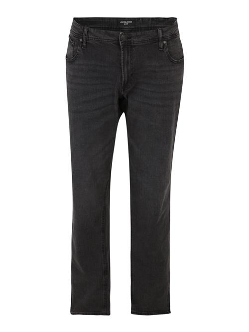 Jack & Jones Plus Jeans 'JJIGLENN JJORIGINAL'  black denim