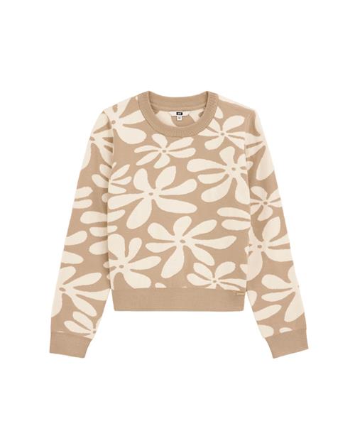 WE Fashion Pullover  beige / hvid