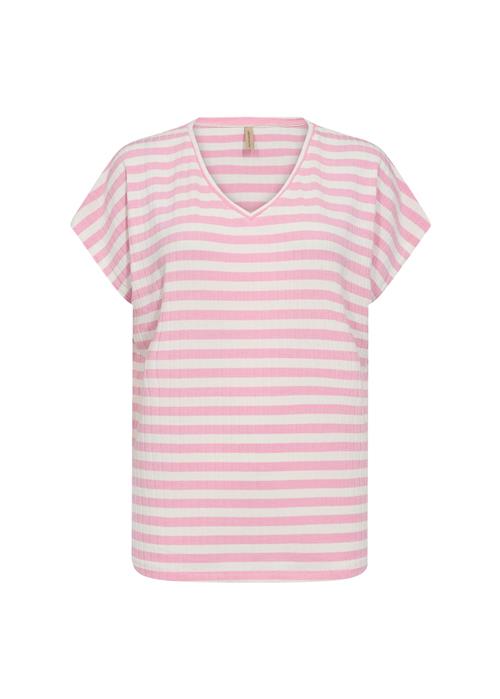 Soyaconcept Shirts 'Kaiza 3'  lys pink / hvid