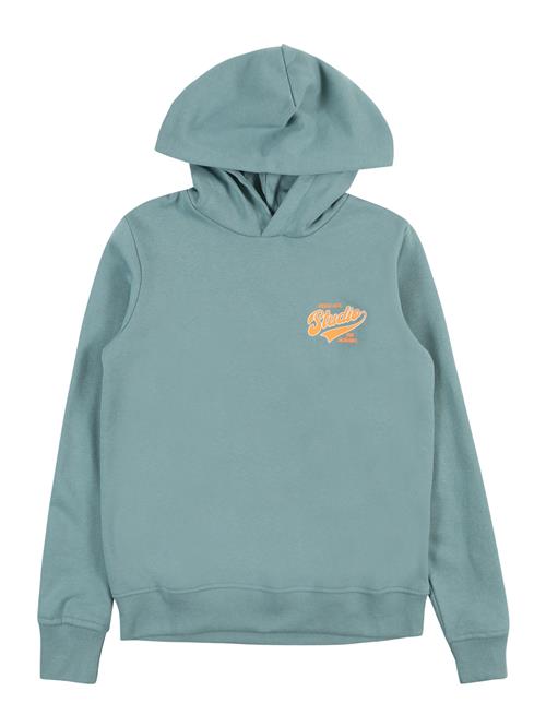 Jack & Jones Junior Sweatshirt 'TREND'  cyanblå / lyseorange / hvid