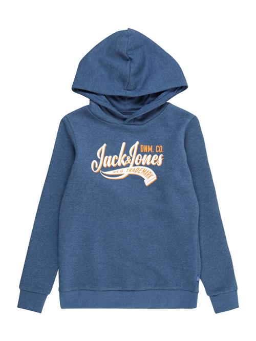 Jack & Jones Junior Sweatshirt  mørkeblå / orange / hvid