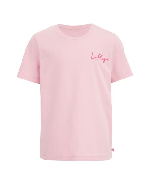 WE Fashion Bluser & t-shirts  brun / grøn / pink / lys pink / hvid