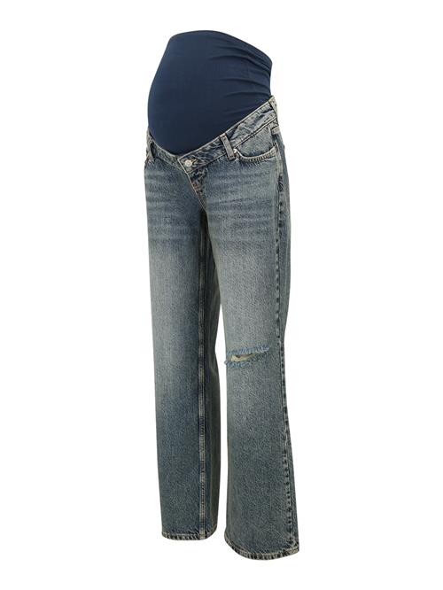 Se Only Maternity Jeans 'OLMCobain'  blue denim / mørkeblå ved About You