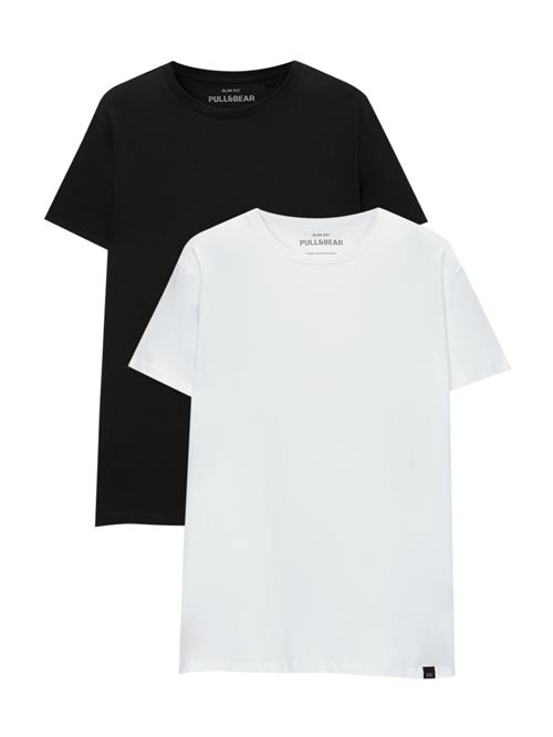 Pull&Bear Bluser & t-shirts  sort / hvid