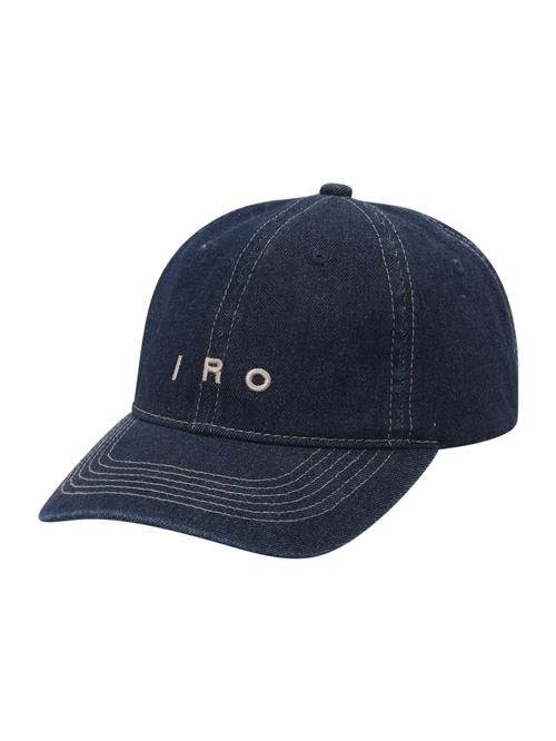 IRO Hætte  beige / blue denim