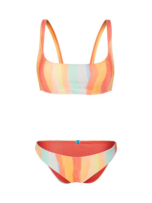 ARENA Sportsbikini 'WATER PRINT'  blå / grøn / orange