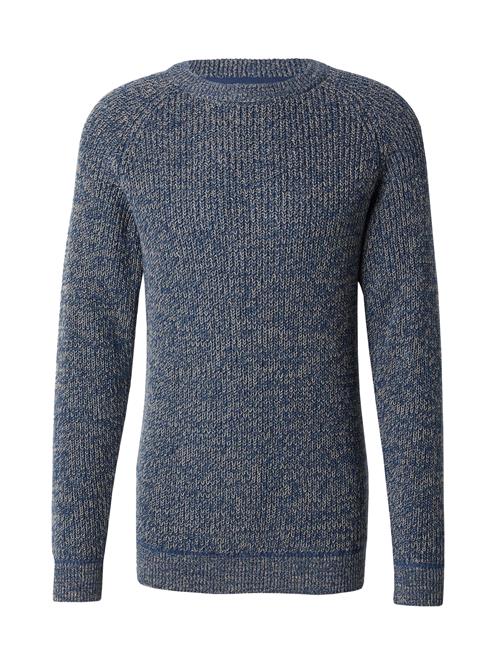 BLEND Pullover  lysebeige / mørkeblå