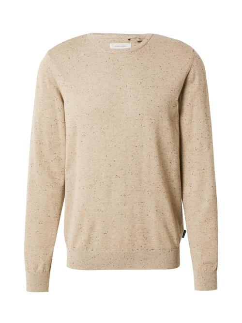 BLEND Pullover  beige / sort