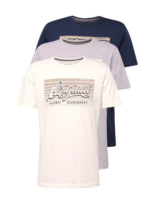 BLEND Bluser & t-shirts  marin / stone / hvid