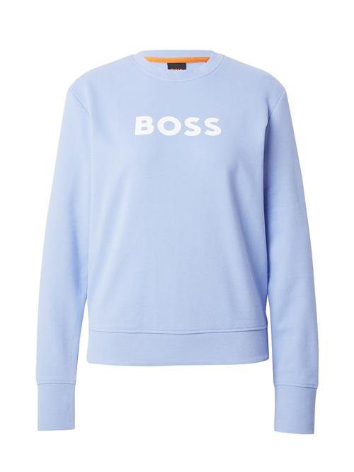 Se BOSS Sweatshirt 'Ela'  lyseblå / hvid ved About You