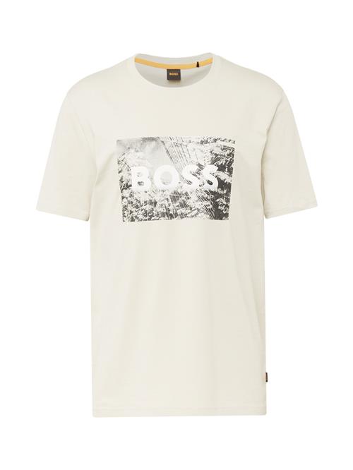 Se BOSS Bluser & t-shirts 'Building'  beige / lysebeige / sort ved About You