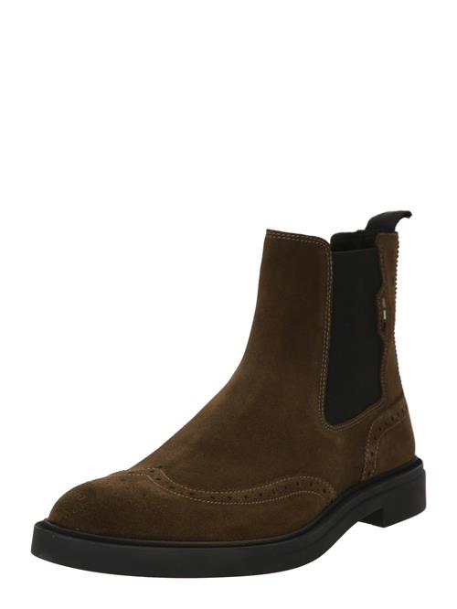 Se BOSS Chelsea Boots 'Calev'  oliven / sort ved About You