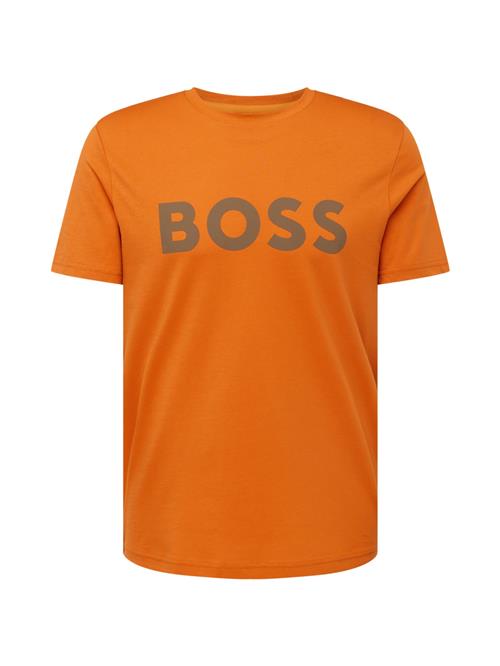 Se BOSS Bluser & t-shirts 'Thinking 1'  mudderfarvet / orange ved About You