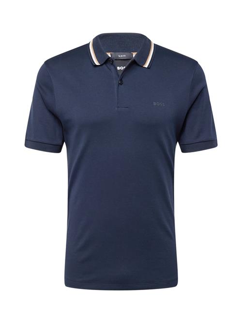 BOSS Bluser & t-shirts 'Penrose 38'  camel / navy / hvid