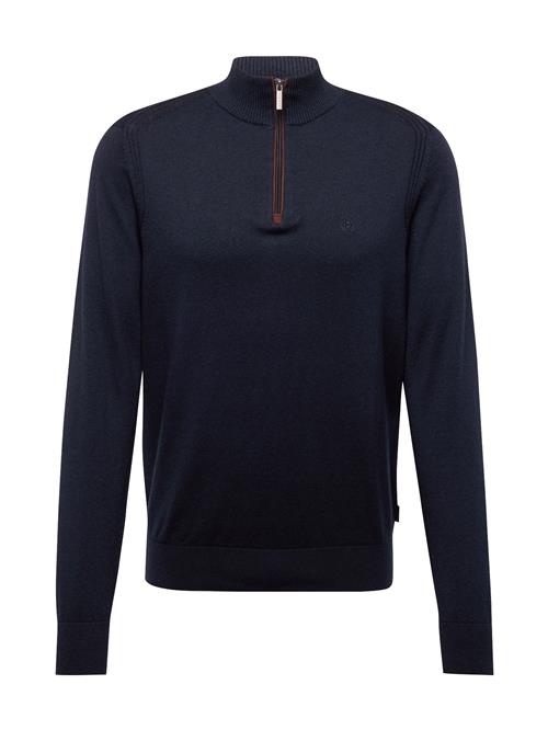 bugatti Pullover  marin / rustbrun