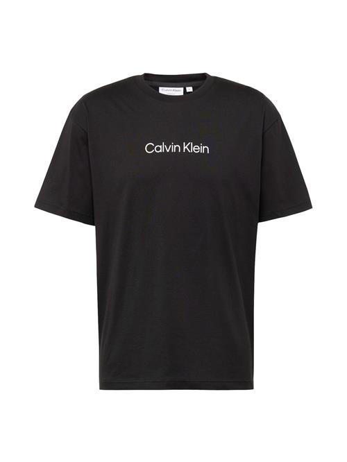 Calvin Klein Bluser & t-shirts 'Hero'  sort / hvid