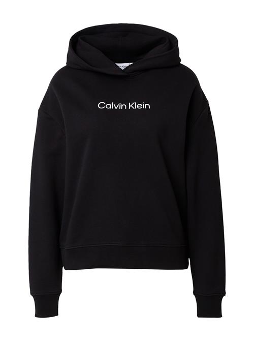 Calvin Klein Sweatshirt 'HERO'  sort / hvid