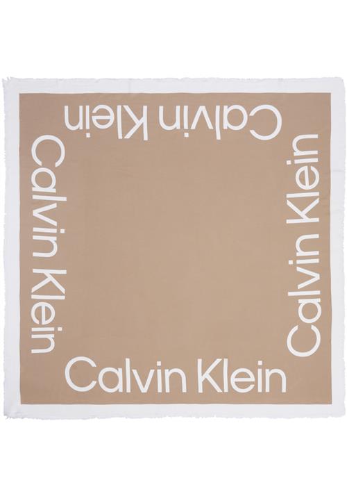 Calvin Klein Tørklæde  sand / hvid