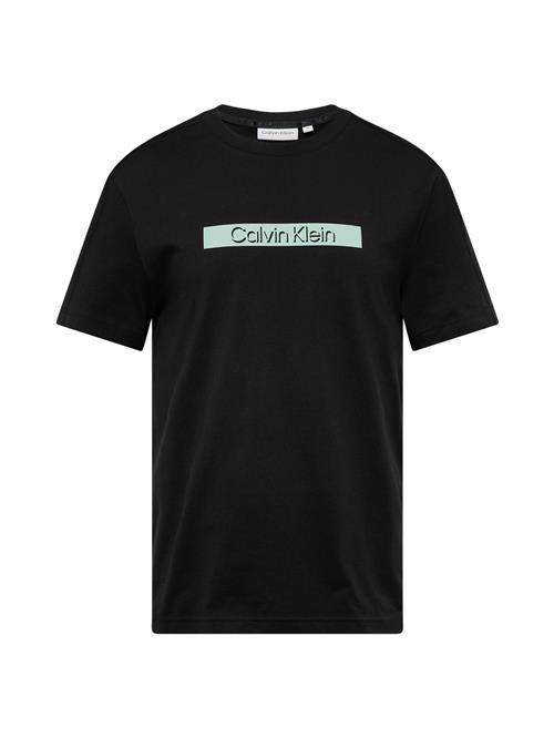 Calvin Klein Bluser & t-shirts  pastelgrøn / sort