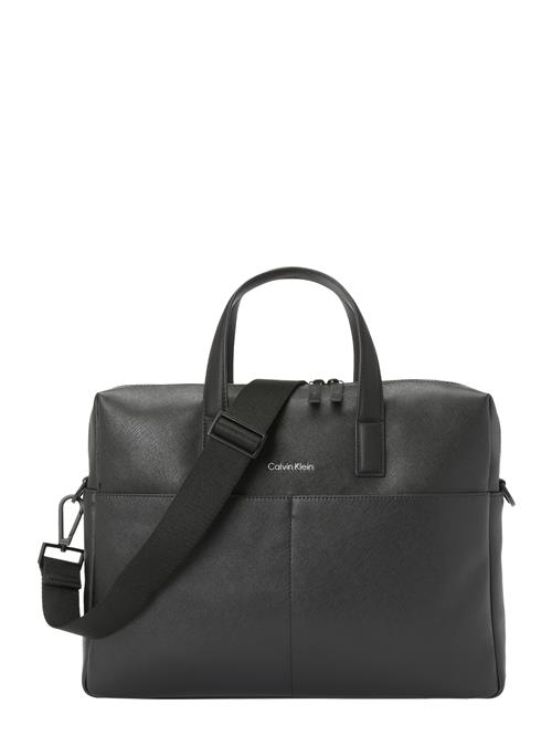 Calvin Klein Laptoptaske 'MUST'  sort / sølv