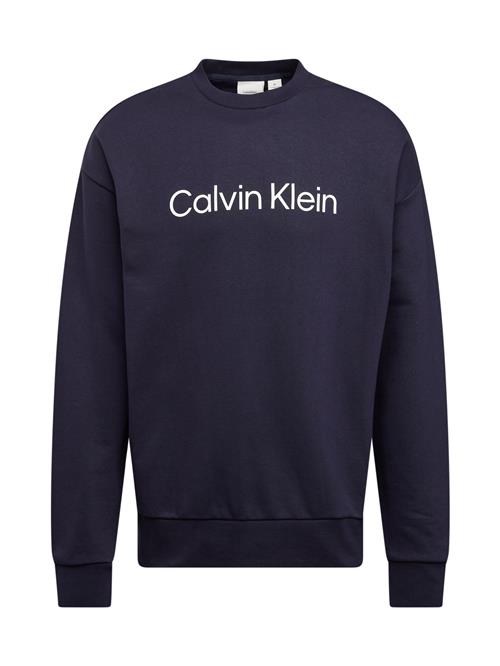 Calvin Klein Sweatshirt 'Hero'  marin / hvid