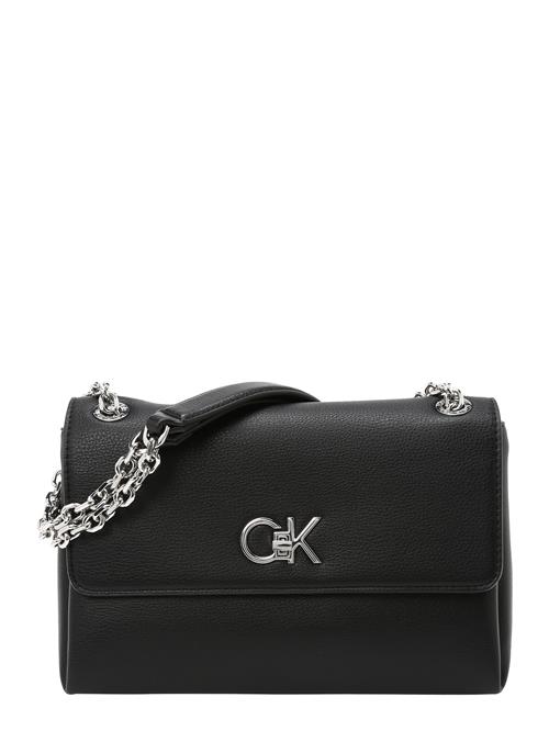 Calvin Klein Skuldertaske  sort / sølv