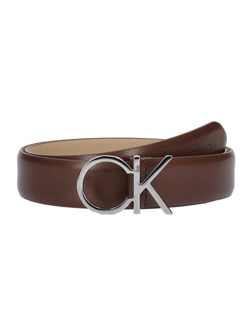 Calvin Klein Bælte  brun / sølv