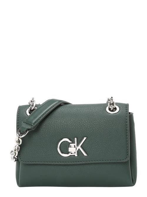 Calvin Klein Skuldertaske  gran / sølv