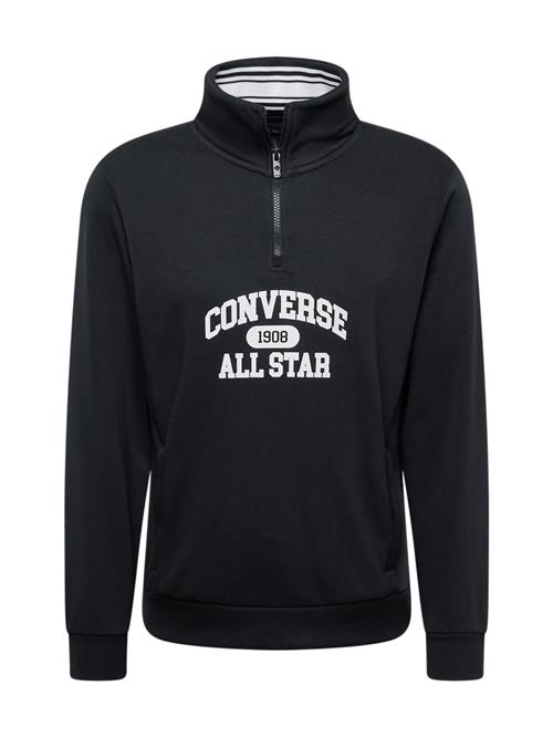 CONVERSE Sweatshirt 'CLASSIC'  sort / hvid