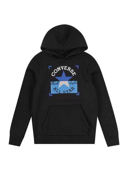 Se CONVERSE Sweatshirt  royalblå / grå / sort / hvid ved About You