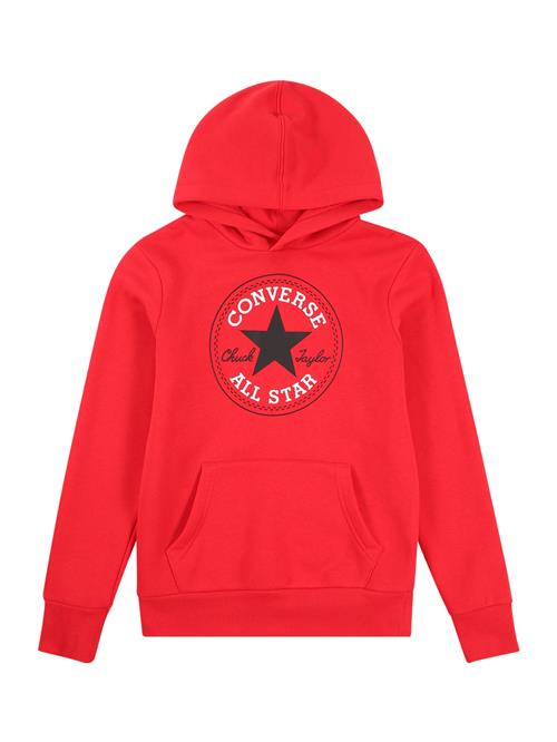 Se CONVERSE Sweatshirt  rød / sort / hvid ved About You