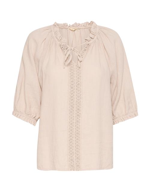 Cream Bluse 'Kiyo'  sand