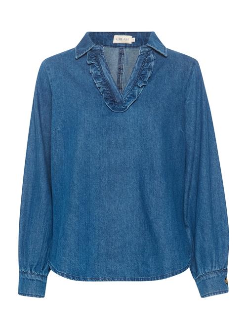 Se Cream Bluse 'Gerta'  blue denim ved About You